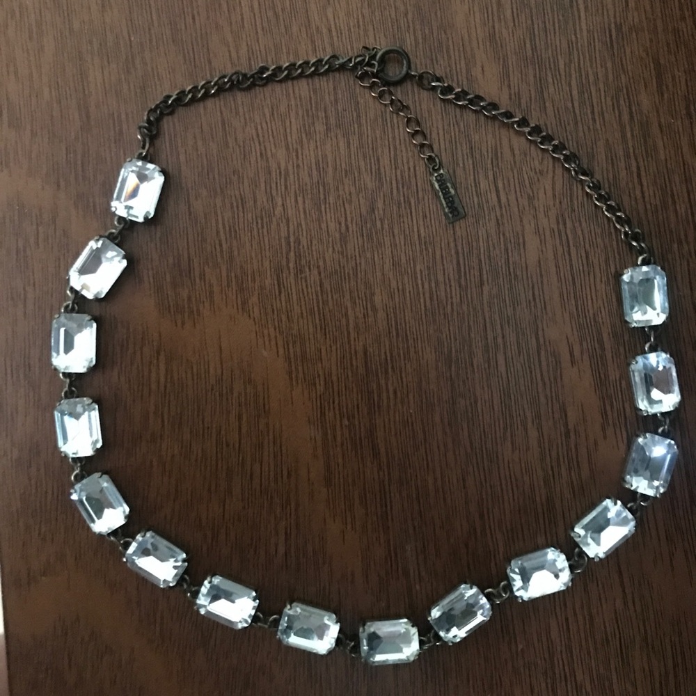 BaubleBar Faux Crystal Chain Necklace